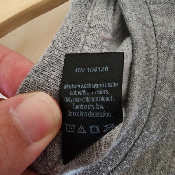 Light gray unisex 'Merica short sleeve shirt Size Youth Large - Picture 5 of 8